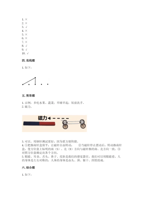 教科版二年级下册科学期末测试卷（考点梳理）.docx