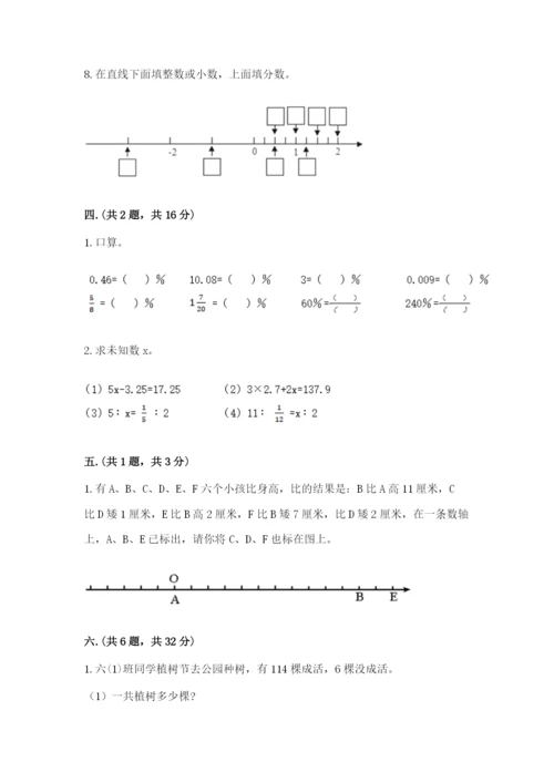 四川省【小升初】2023年小升初数学试卷附答案（精练）.docx