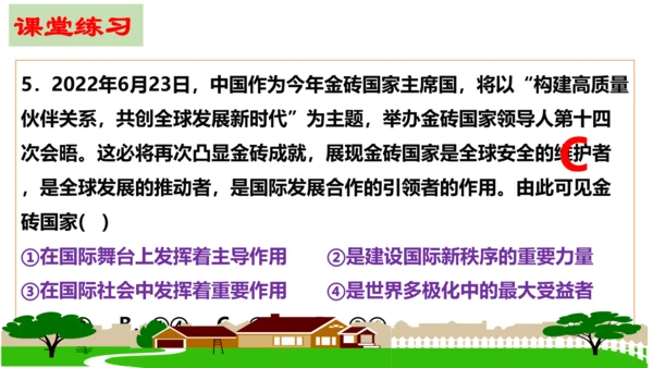 第一课 同住地球村复习课件（25张PPT）