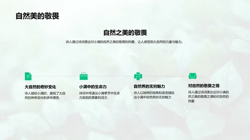 小满诗词教学报告PPT模板