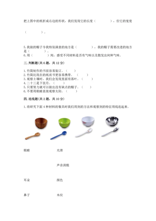 教科版科学二年级上册《期末测试卷》精品（典型题）.docx