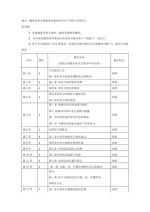 纺织品类文物保护技术