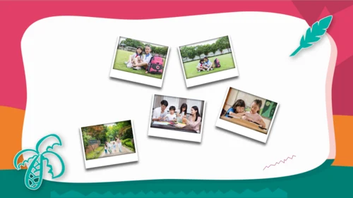 儿童成长相册通用PPT模版