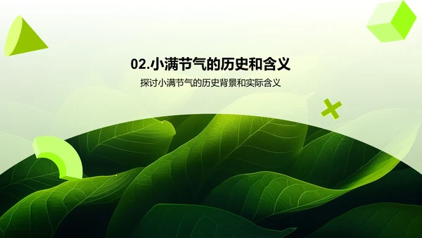 小满节气解析PPT模板