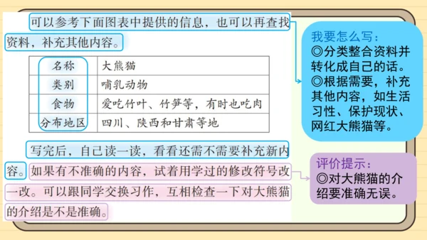 统编版语文三年级下册2024-2025学年度第七单元习作：国宝大熊猫（课件）