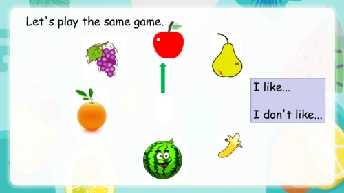 Unit 5 Do you like pears？ Part B Let's talk 课件(共33