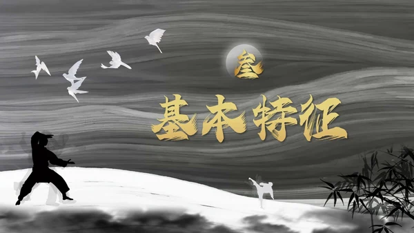 深色简约太极PPT模板宣传PPT动态PPT中国传统文化