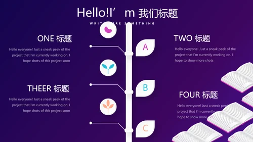 在线教育培训网课工作总结计划动态PPT模板