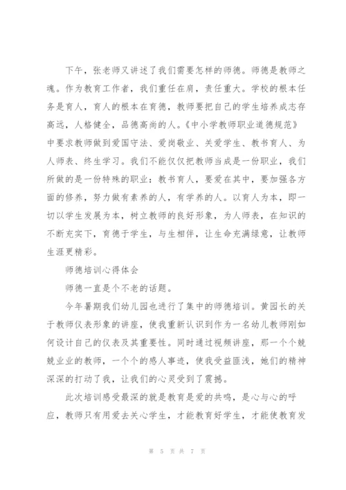 师德培训心得体会.docx