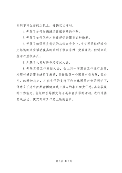 优秀团干部申请材料 (3).docx