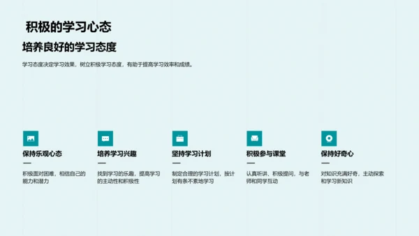 高三学生生活学习指南PPT模板