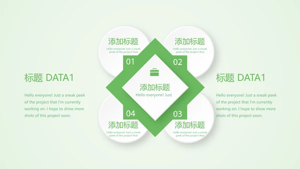 绿色清新医药销售工作总结动态PPT