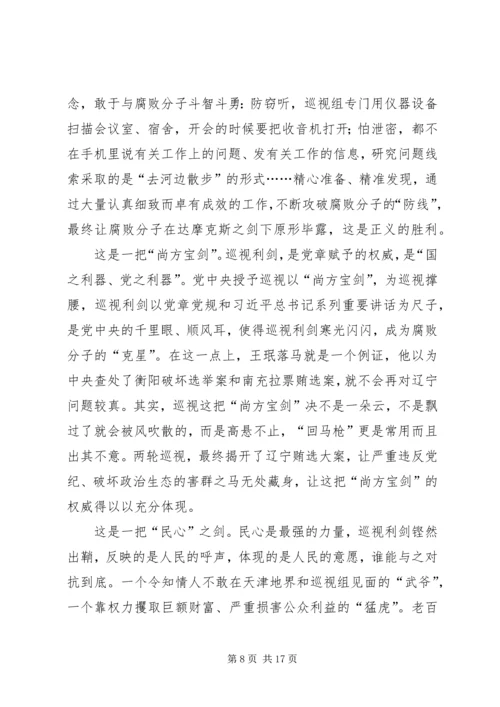 基层干部观看巡视利剑体会十篇.docx