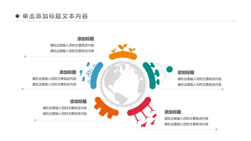 精美简约大气全球旅游出国留学PPT模板