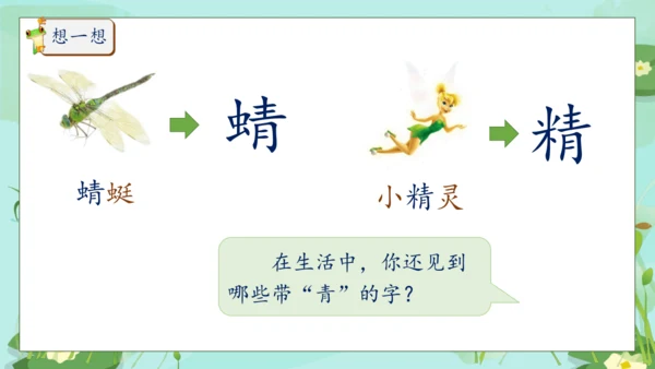 【核心素养】部编版语文一年级下册-识字3. 小青蛙 第2课时（课件）