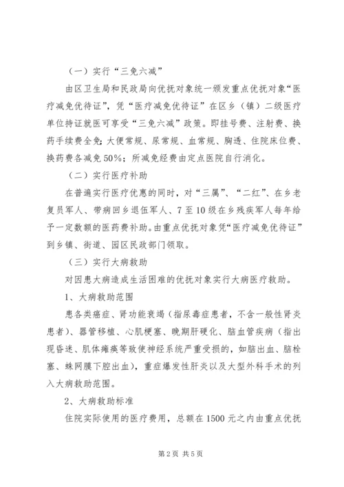 重点优抚对象医疗保障方案.docx