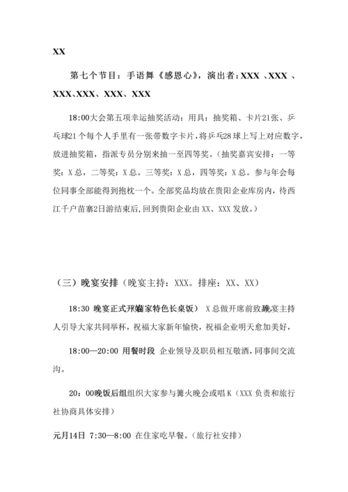 电子有限公司年会专项策划专业方案.docx