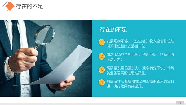 单位公司企业年终工作总结汇报PPT模板
