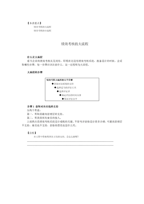 绩效管理实务内容摘要14页