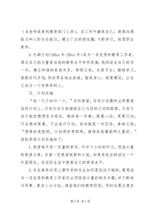 职业生涯与规划书 (4).docx