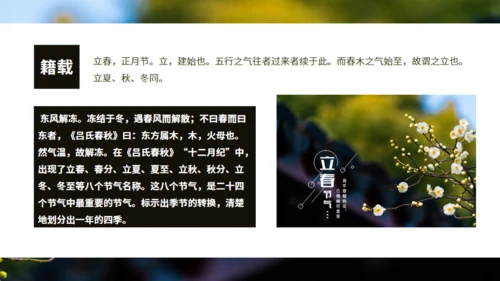 立春春景通用PPT模板