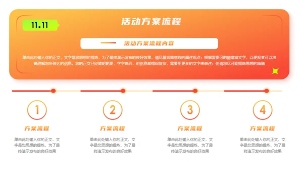 购物促销打折活动策划通用PPT模板