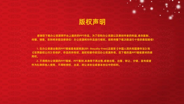 新年春节拜年通用PPT模板