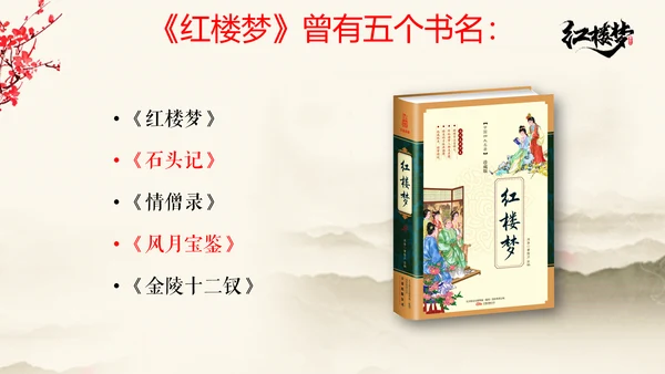 红楼梦金陵十二钗主题PPT模板