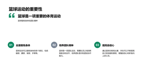小学篮球技能课PPT模板