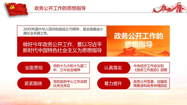 2019年政务公开工作要点全文解读PPT