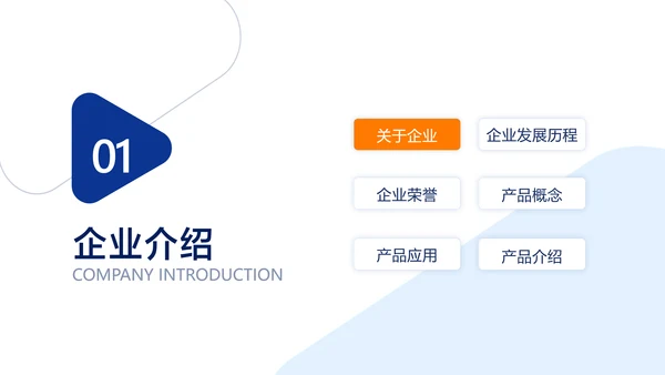 蓝色简约风IT互联网软件介绍