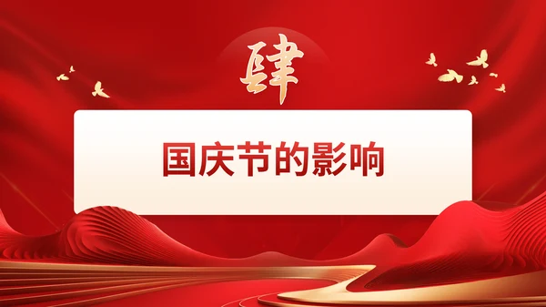 红色党政风国庆节通用PPT模板