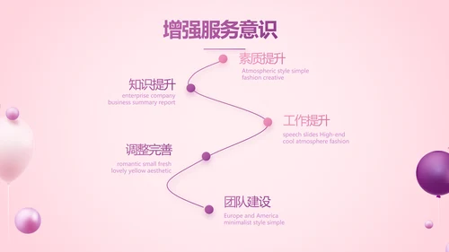 粉色唯美奶茶店周年庆ppt模板活动策划方案