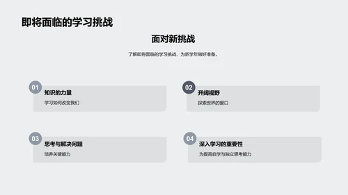 三年级新学年