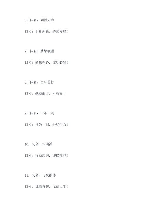 观察团的团队名称和口号