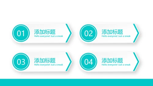 蓝色简约大方医疗废物年年终总结PPT动态模板