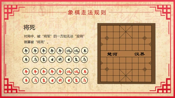 中国象棋比赛背景图通用PPT模板