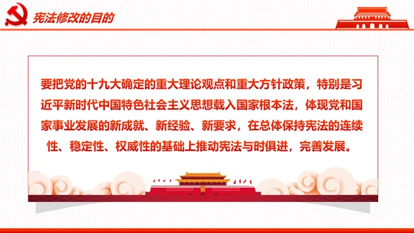 学习宪法尊崇宪法新宪法聚焦两会PPT模板
