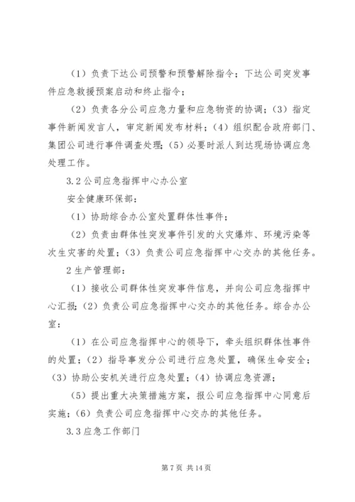群体性突发事件专项应急预案 (4).docx