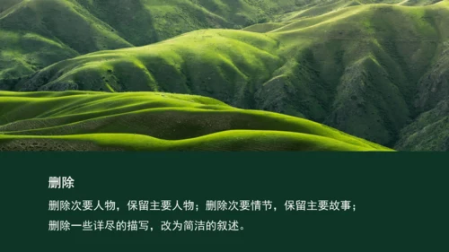 第四单元 写作 学习缩写 课件