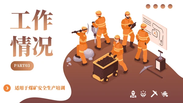 煤矿下井安全生产培训通用PPT模板