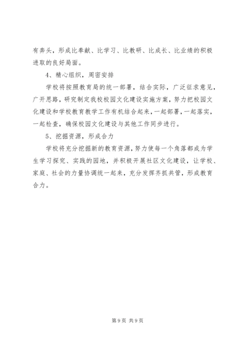 校园文化建设计划 (2).docx