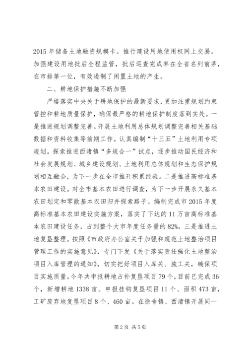 国土局重点工作完成情况报告.docx