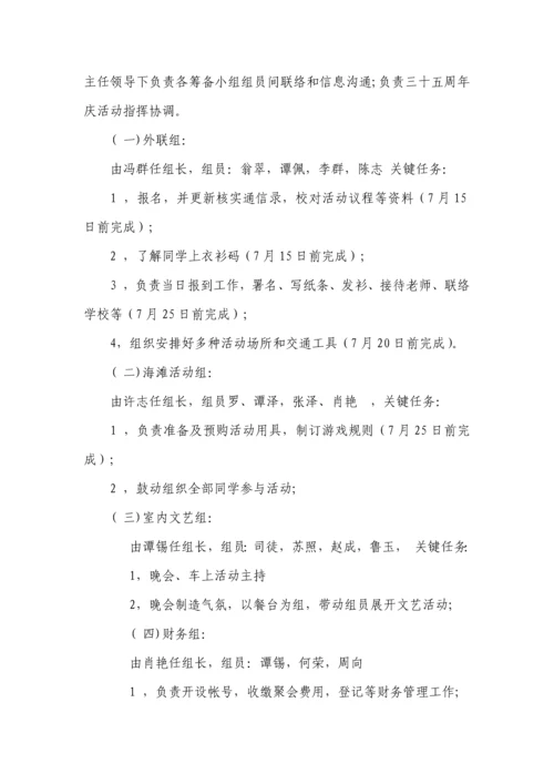 相聚三十五周年初中同学聚会活动专业方案.docx