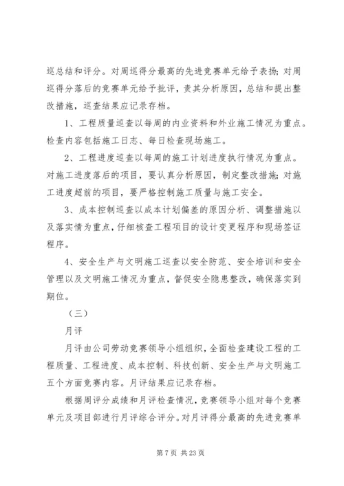 公司开展劳动竞赛活动简报.docx