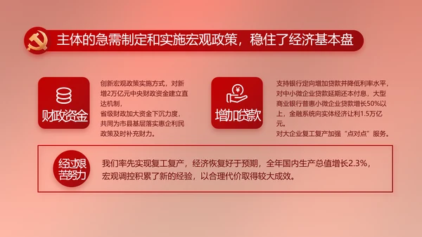 党建党支部年终工作总结汇报PPT党课