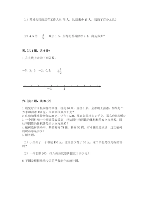 青岛版六年级数学下学期期末测试题及参考答案ab卷.docx