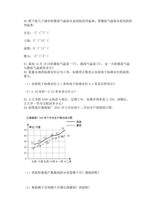 六年级小升初数学应用题50道附精品答案.docx