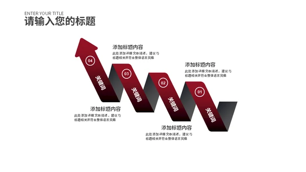都市风景商业计划红色通用PPT模板