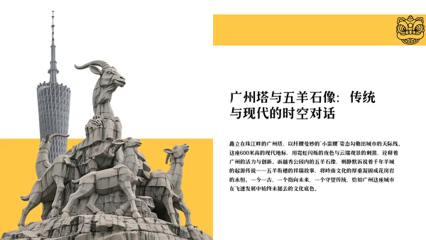 橙黄色现代风广州旅游攻略